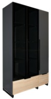 Шкаф Deco 120x220x52 Black
