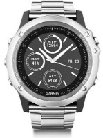 Смарт-часы Garmin fēnix 3 HR Silver Titanium band (010-01338-79)