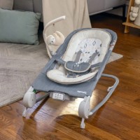 Șezlong pentru bebeluși Bright Starts Ingenuity Happy Belly Rock-to-Bounce Parker (16853) imaginea #3 — magazin online Desire.md