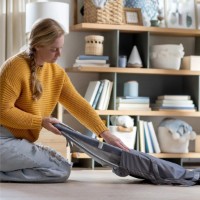 Șezlong pentru bebeluși Bright Starts Ingenuity Happy Belly Rock-to-Bounce Parker (16853) imaginea #4 — magazin online Desire.md