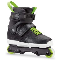 Роликовые коньки RollerBlade NJR, s.37-38.5 Black/Green (078481009C5)