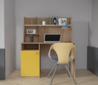 Masa de birou Moda Life Hera Artemis 120x140x55 Oak Sonoma/Yellow