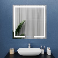 Oglindă baie Bayro Otto 800x800 Led Touch (120669)