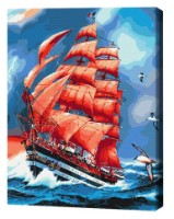 Tablou pe numere Brushme Pânze purpurii (RBS8794FC)