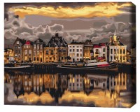 Tablou pe numere Brushme Seara în Stockholm (RBS24413FC)