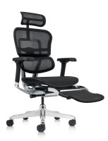 Scaun de birou Comfort T-168-B1 5D-L Ergohuman Elite 2 Legrest Black