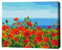 Tablou pe numere Brushme Câmp de maci, Claude Monet (RBS1005FC)