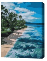 Tablou pe numere Brushme Pe malul Paradisului (RBS51424FC)