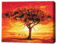 Tablou pe numere Brushme Soarele deșertului (RBS52210FC)