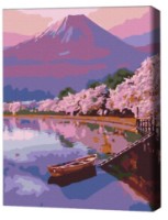 Tablou pe numere Brushme Coasta de dimineață (RBS32542FC)