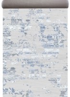 Covor CarpetLux Delta 2521B_L.GREY_SH_D.BLUE 0.80x9.00m