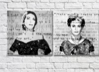 Картина ArtPoster Frida Kahlo and the famous retro singer (3460049)