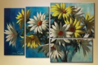Картина ArtPoster Polyptych Chamomile (1563264)