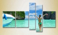 Картина ArtPoster Polyptych Girl on the Island of Saipan 05 (2224788)