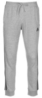 Pantaloni spotivi pentru bărbați Adidas Essentials French Terry Tapered Cuff 3-Stripes Medium Grey Heather/Black, s.M