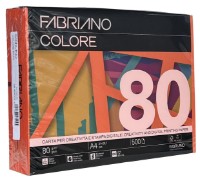 Hartie copiator Fabriano Colore А4 80g/m2 500p Arancio
