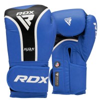 Mănuși de box RDX Aura Plus T-17 12oz Blue/Black