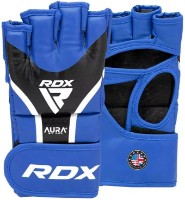 Перчатки для единоборств RDX Aura Plus T-17, s.M Blue/Black