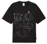 Мужская футболка Puma Graphic Itty Bitty Tee Puma Black, s.XS