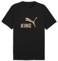 Мужская футболка Puma King Logo Tee Puma Black/Matte Gold, s.L