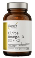 Жирные кислоты Ostrovit Elite Omega 3 D3 + K2 30cap