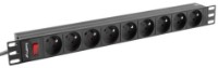 Protecţie împotriva supratensiunii Lanitron PDU 19'' 9 outlets Black