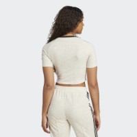 Женская футболка Adidas Snake Baby Tee Wonder White/Multicolor, s.XXL фото №3 — интернет-магазин Desire.md