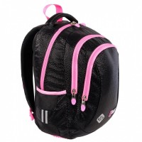 Rucsac școlar St.Right Black Glitter BP26 imaginea #2 — magazin online Desire.md