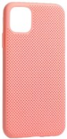 Чехол Helmet Case Liquid Silicone Grid iPhone 11 Pro Max Pink (HMT-CLSIP11PMGPK)