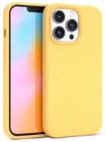 Чехол Helmet Case Liquid Silicone iPhone 12 Pro Yellow (HMT-CLSIP12PYL)