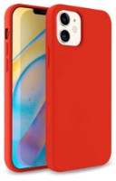 Чехол Helmet Case Liquid Silicone iPhone 12 Red (HMT-CLSIP12RD)