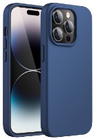 Чехол Helmet Case Silicone Soft Touch iPhone 14 Pro Max Blue (HMTCSIP14PMBL)