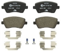 Set placute frână ATE 13.0460-2709.2