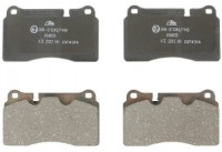 Set placute frână ATE 13.0460-4833.2