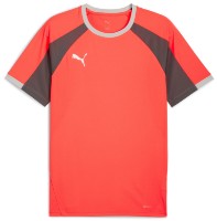 Мужская футболка Puma Individualliga Jersey Glowing Red/Puma White/Shadow Gray, s.M