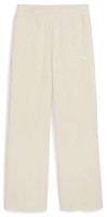 Женские спортивные штаны Puma Ess Elevated Velour Rib Straight Leg Pant Alpine Snow, s.XS