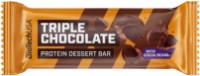 Baton proteic Biotech Protein Dessert Triple Chocolate 50g