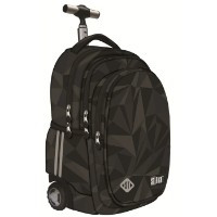Rucsac școlar St.Right Geometric Grey 680809
