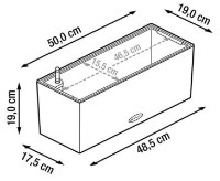 Ghiveci Lechuza Balconera Color 50 Slate imaginea #5 — magazin online Desire.md