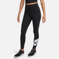 Женские леггинсы Nike W Nsw Nk Clsc Gx Hr Tight Ftra Black/White, s.XS