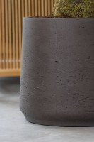 Цветочный горшок Potterypots Patt XXXL Black Washed фото №3 — интернет-магазин Desire.md