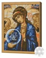 Pictura cu diamante după numere Art Gallery Premium Arhanghel Gavriil 40x50cm (QB200360)