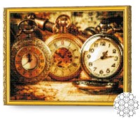 Pictura cu diamante după numere Art Gallery Premium Ceasuri vintage 40x50cm (GA84496)