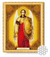Pictura cu diamante după numere Art Gallery Premium Icoană lui Arhanghel Mihail 40x50cm (GA72612)