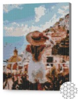 Pictura cu diamante după numere Art Gallery Premium Călătoarea în Italia 30x40cm (XQB84063) imaginea #1 — magazin online Desire.md