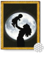 Pictura cu diamante după numere Art Gallery Premium Fericirea mamei 40x50cm (GA75802) imaginea #1 — magazin online Desire.md