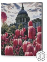 Pictura cu diamante după numere Art Gallery Premium Lalele în oraș 30x40cm (XQB75431) imaginea #1 — magazin online Desire.md