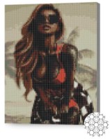 Pictura cu diamante după numere Art Gallery Premium Fată frumoasă 30x40cm (XQB77458) imaginea #1 — magazin online Desire.md