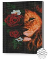 Pictura cu diamante după numere Art Gallery Premium Sufletul înflorit al leului 30x40cm (XQB74856) imaginea #1 — magazin online Desire.md