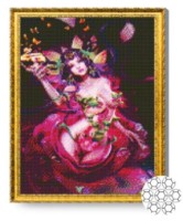 Pictura cu diamante după numere Art Gallery Premium Zână florilor 40x50cm (GA83150) imaginea #1 — magazin online Desire.md